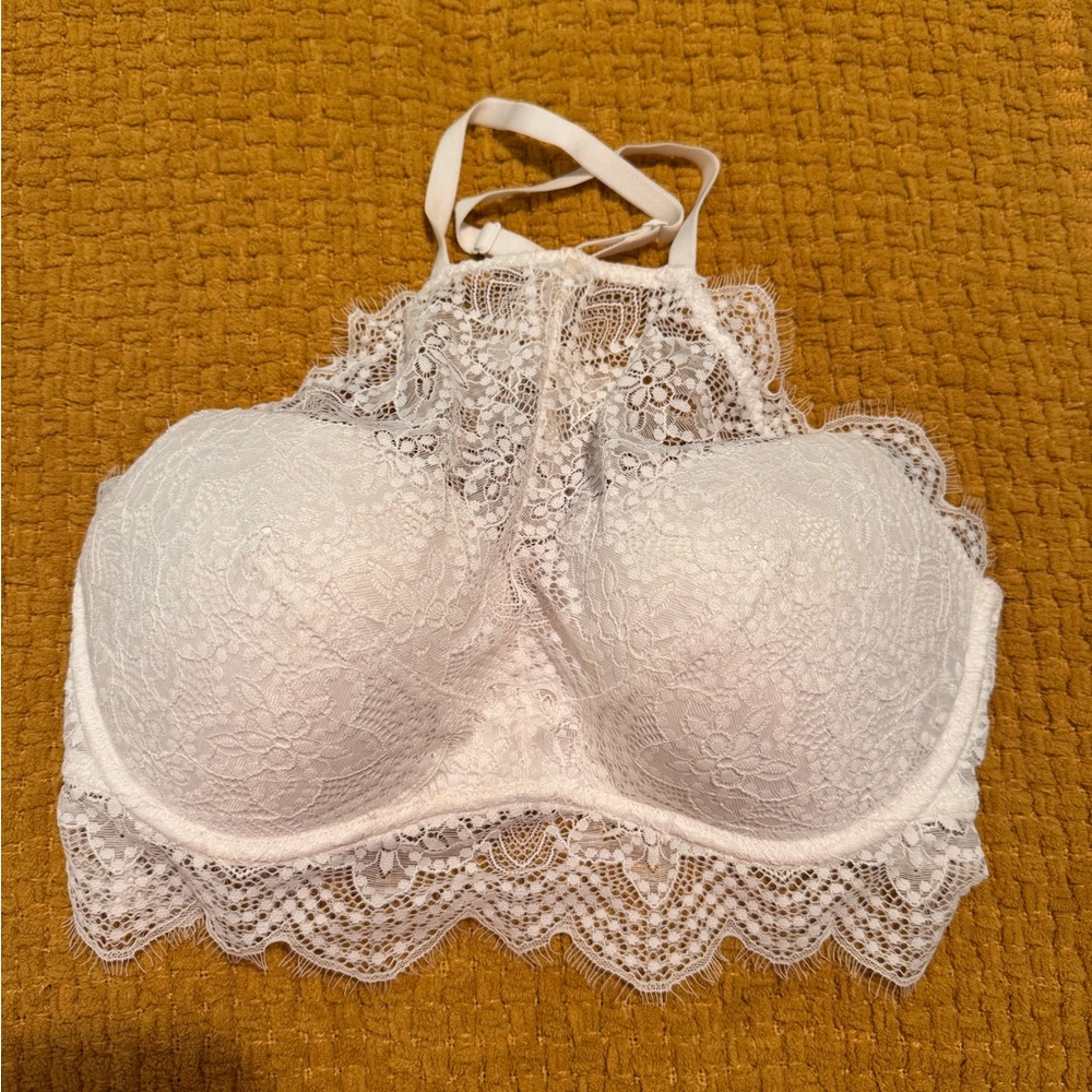 Victoria’s Secret White Lace push up bra